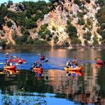 Kayak, SUP, Hiking in Ziros Lake and Kokkinos Pilos
